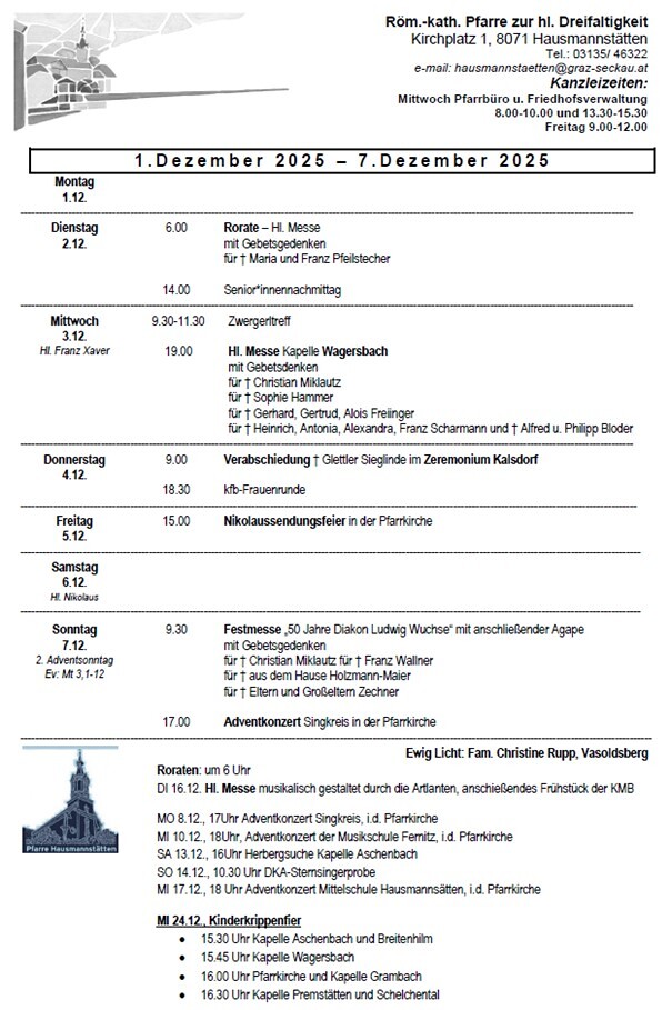 Pfarre Hausmannstätten