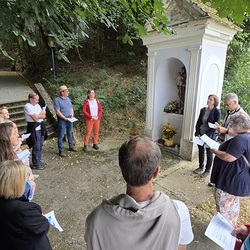 Wallfahrt nach Maria Weinberg mit Wallfahrermesse.